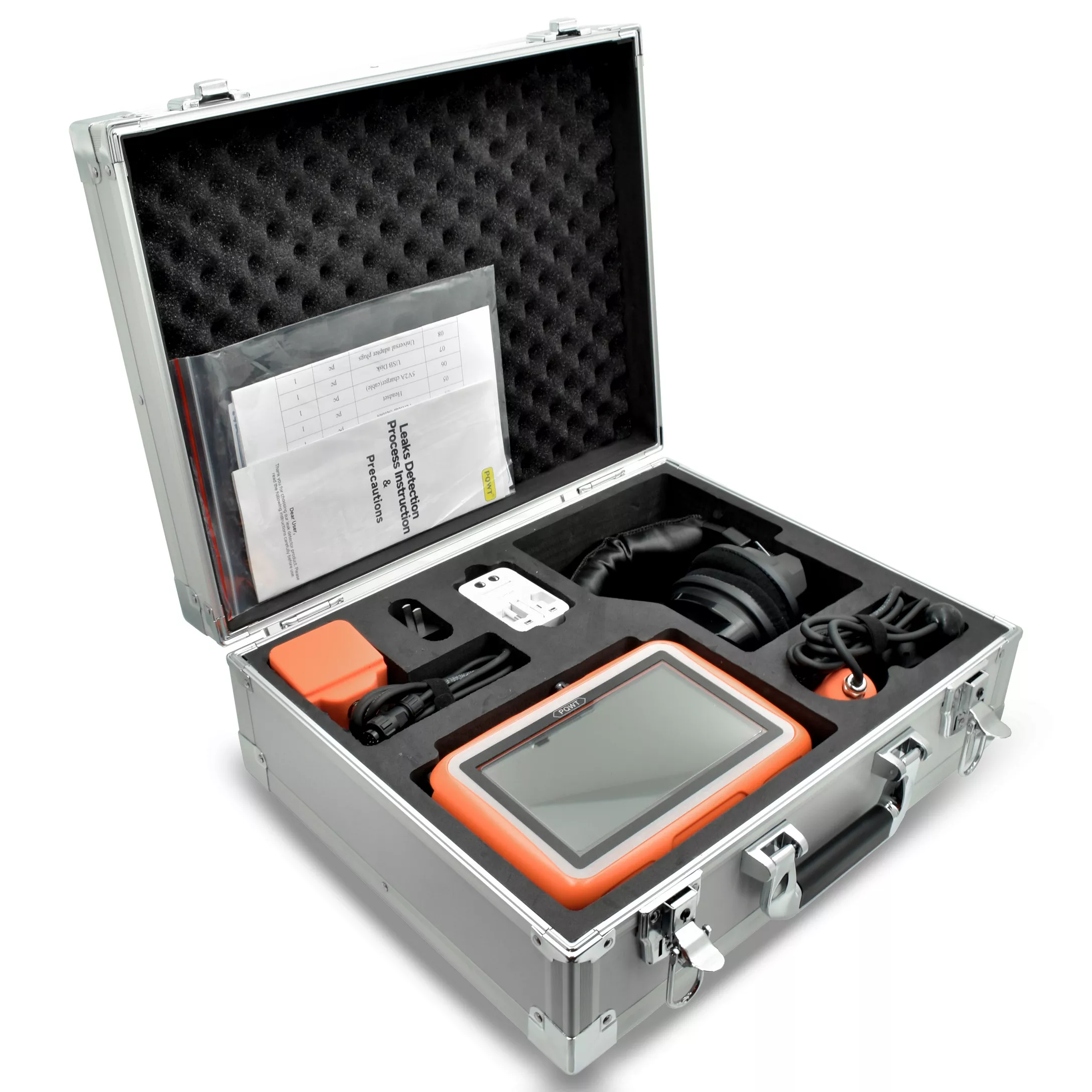 WYKRYWACZ DETEKTOR WYCIEKÓW WODY Z RUR PQWT L50 - walizka z zestawem